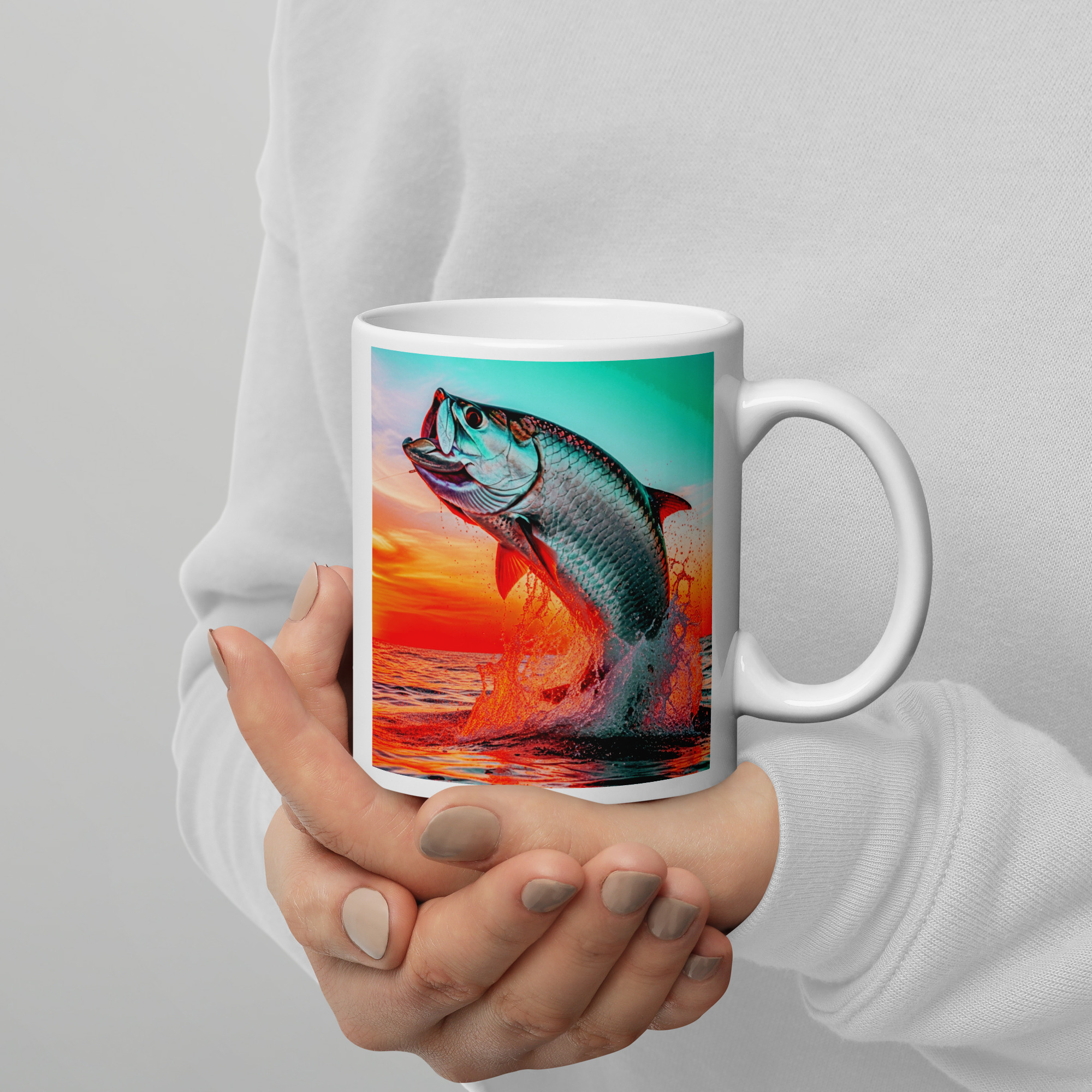 White glossy mug - Image 3