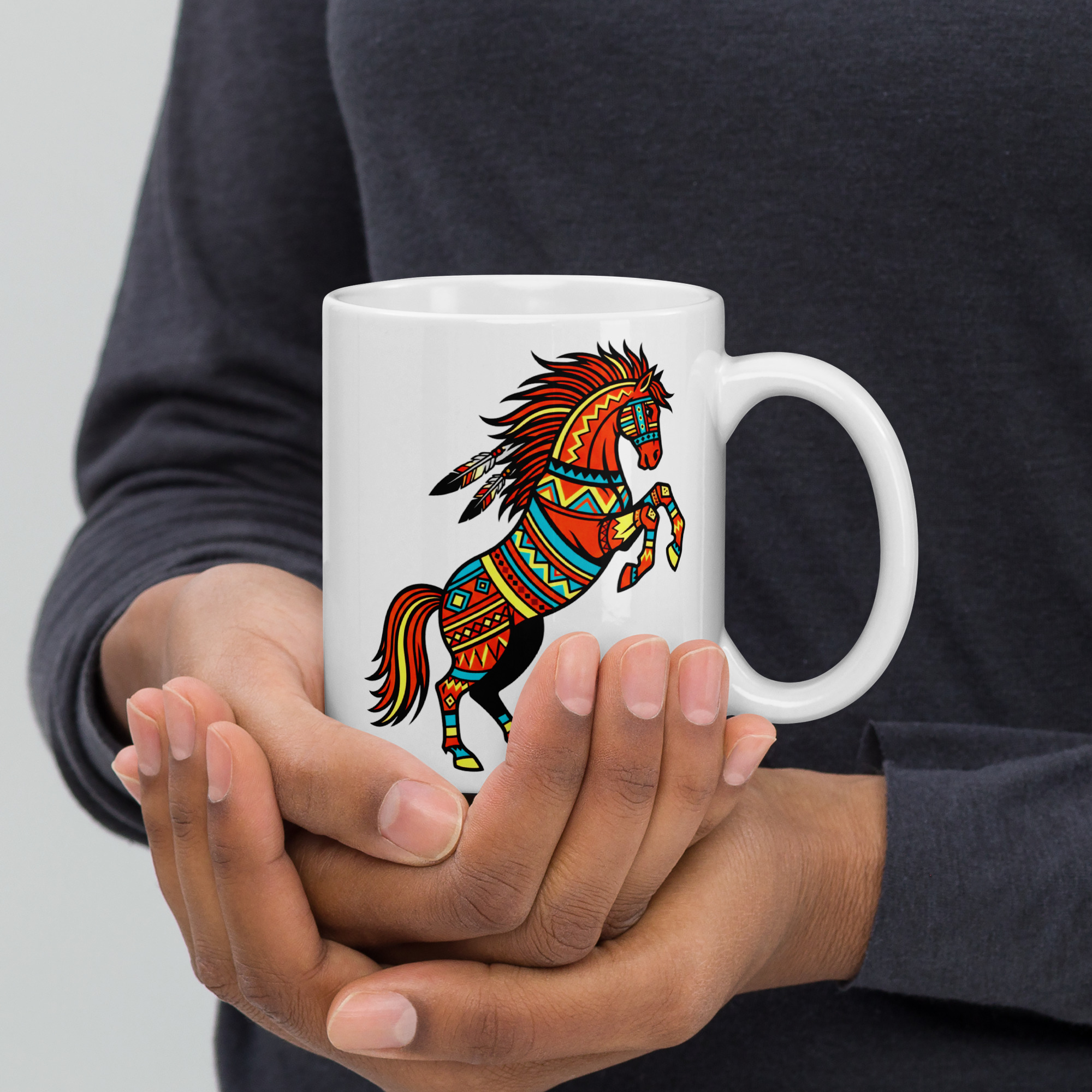 White glossy mug - Image 2