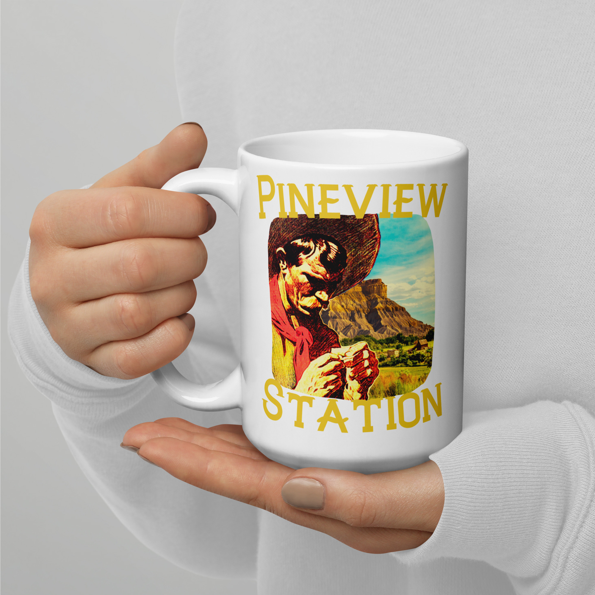 White glossy mug - Image 4