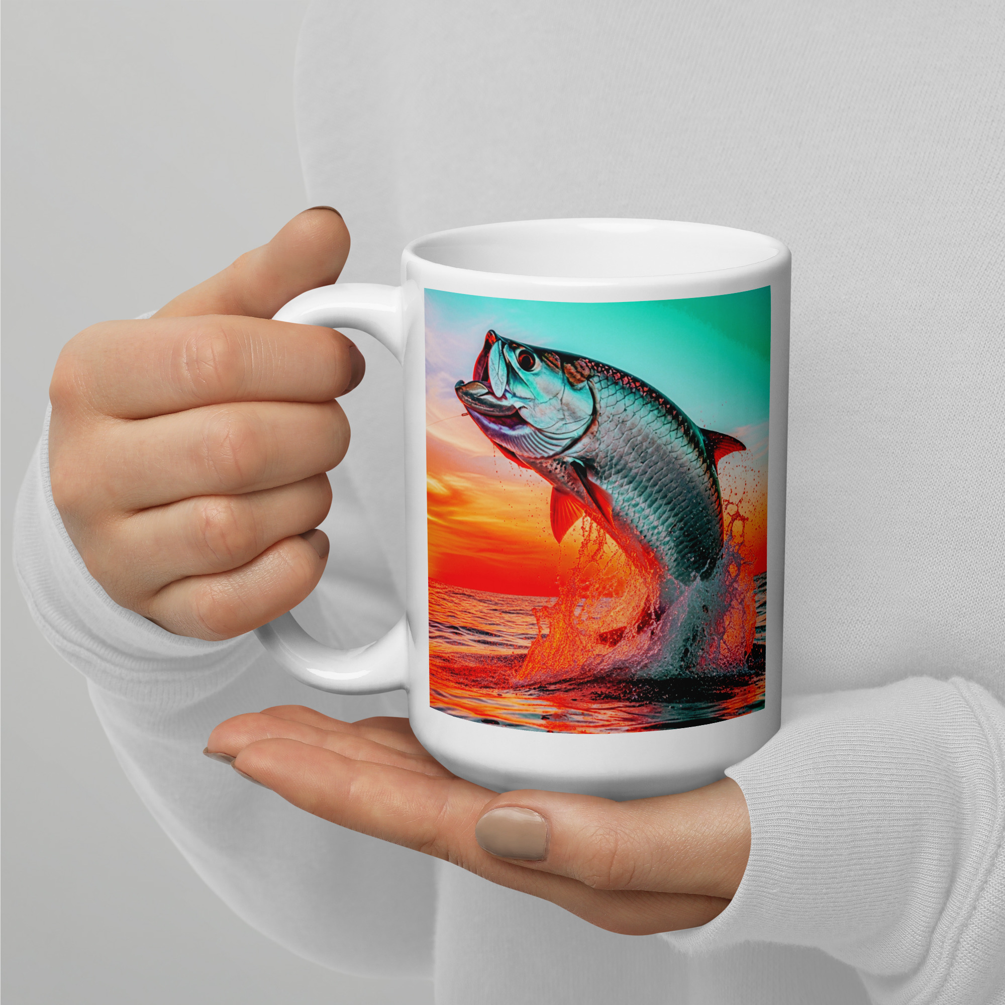 White glossy mug - Image 4