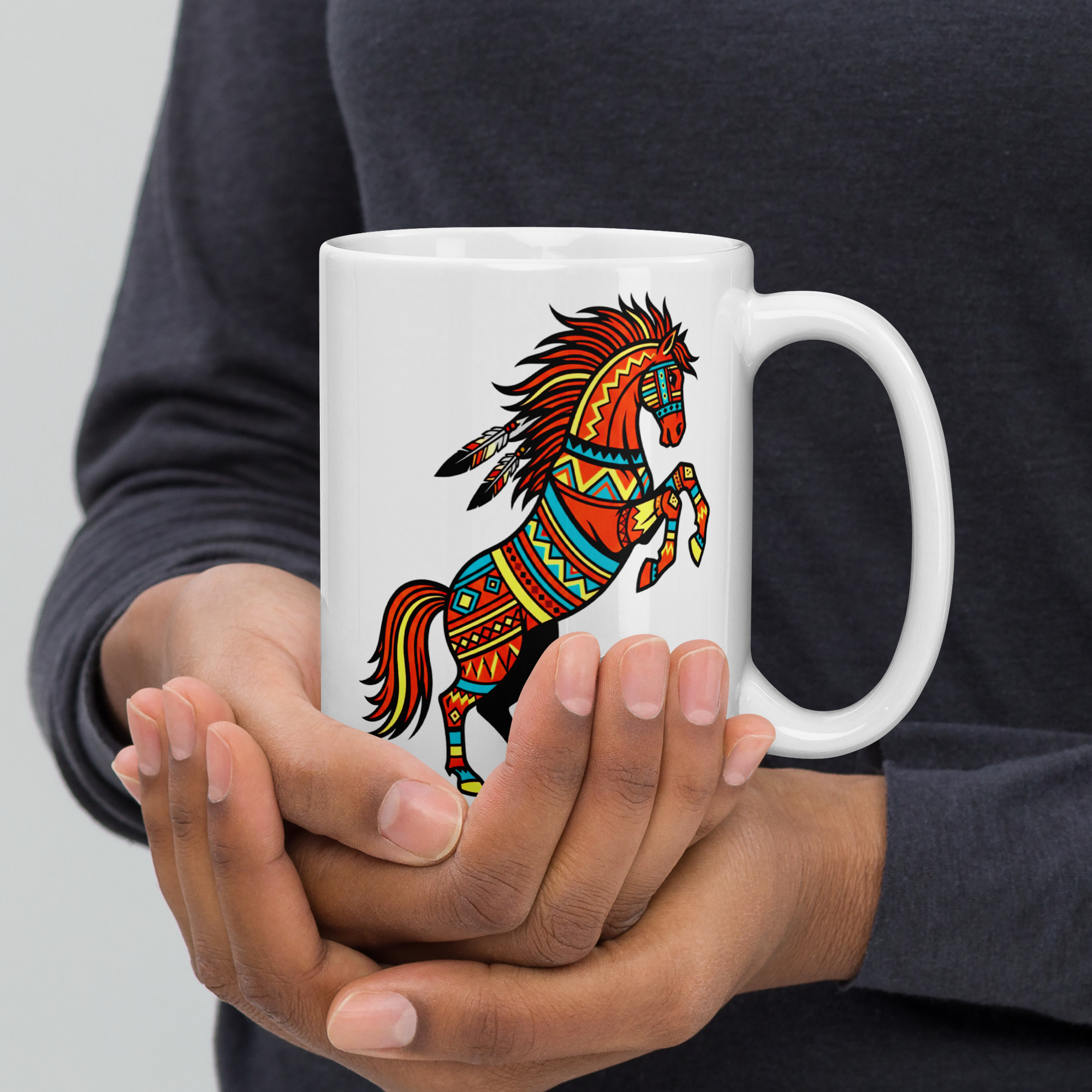 White glossy mug - Image 4