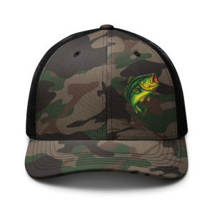 Camouflage trucker hat