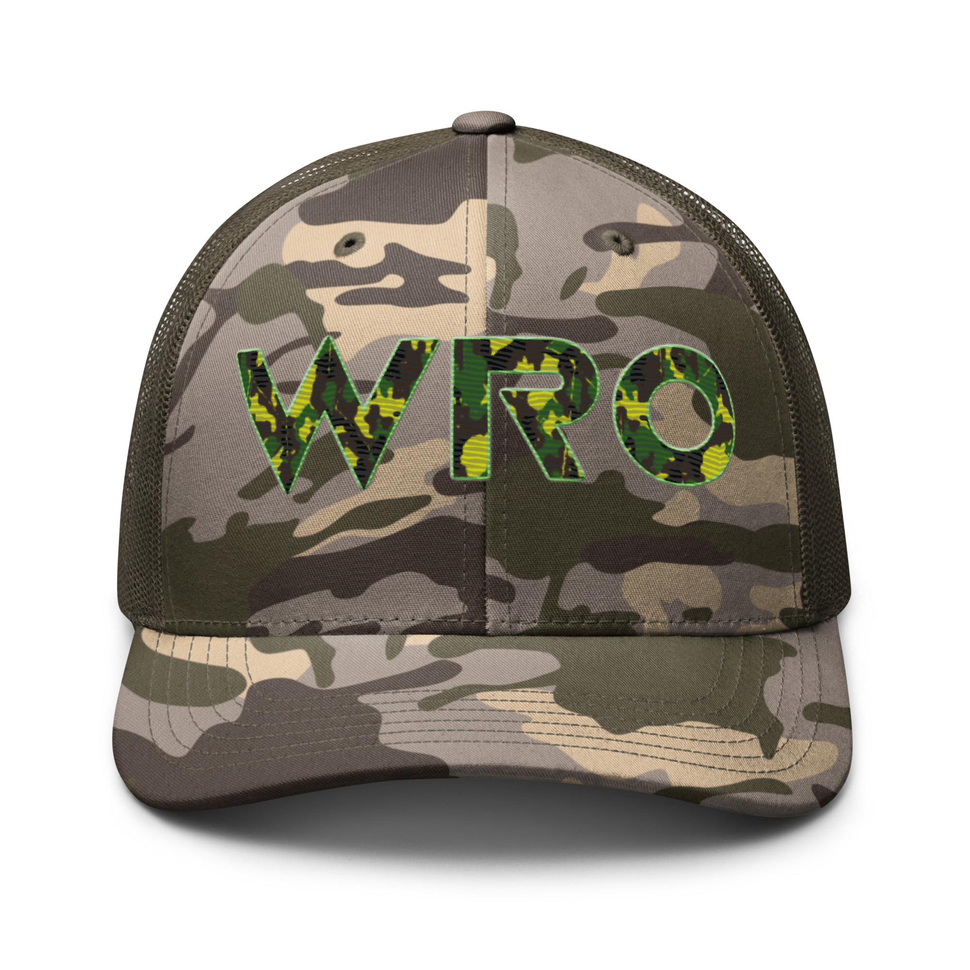 Camouflage trucker hat - Image 3