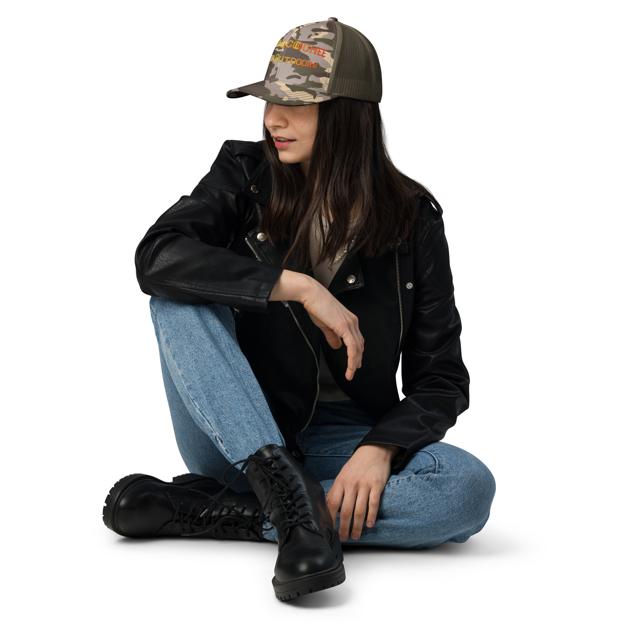 Camouflage trucker hat - Image 12