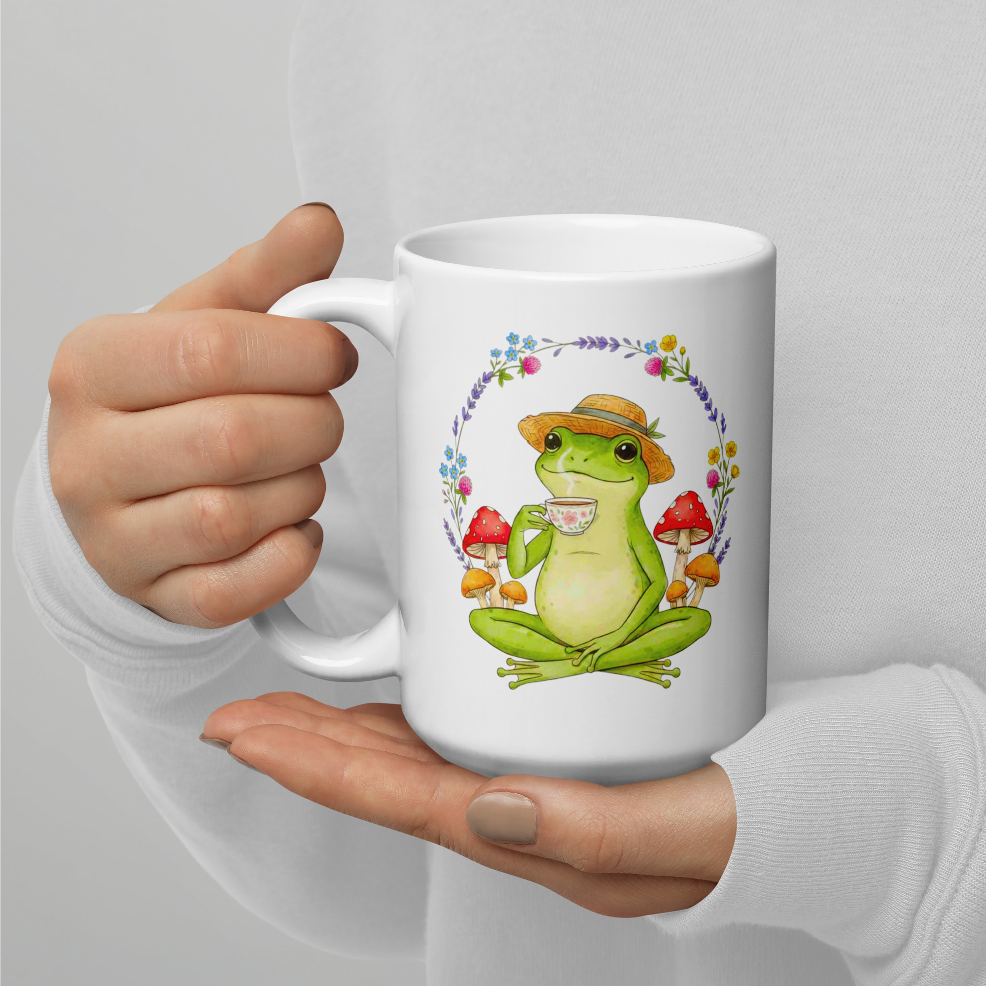 White glossy mug - Image 2