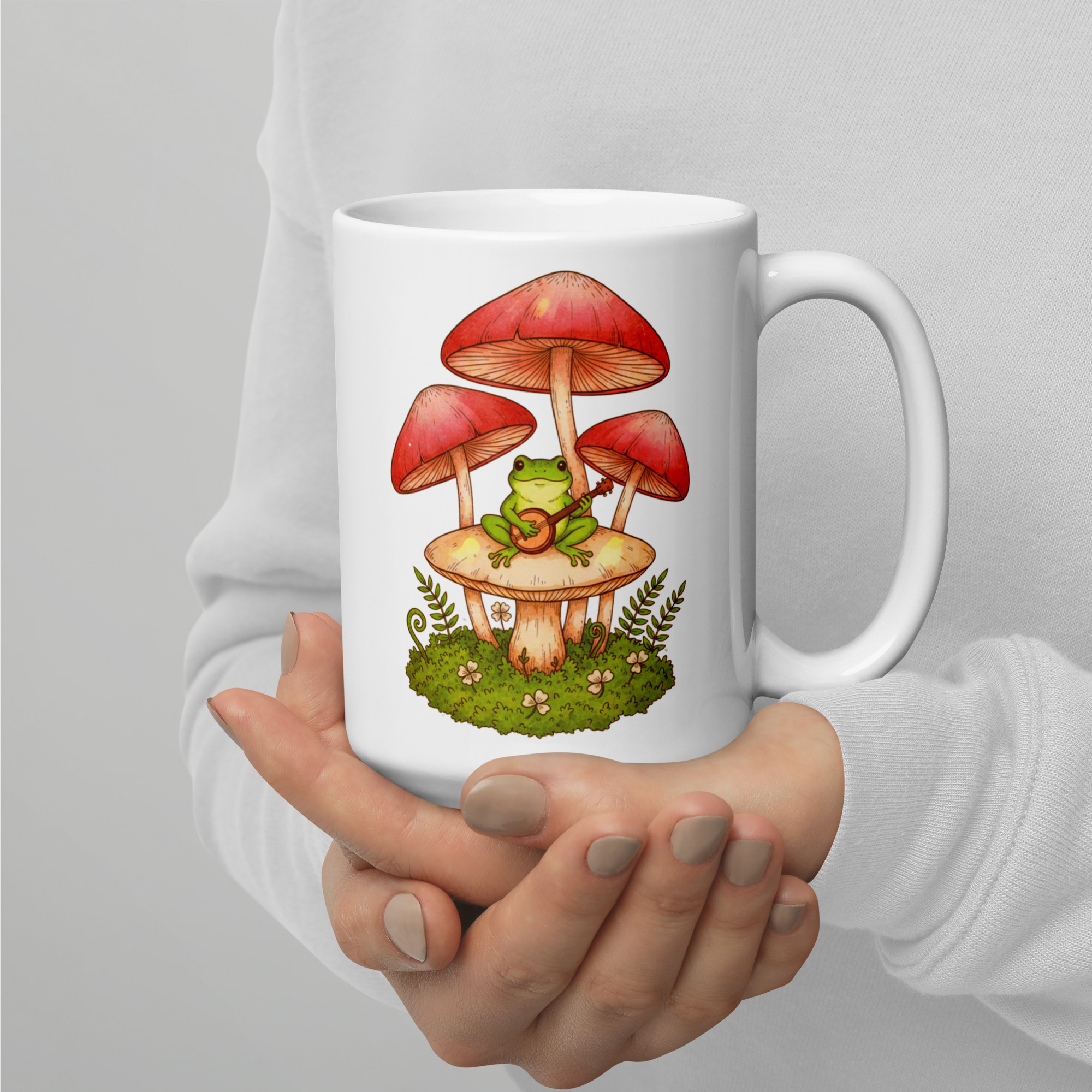 White glossy mug - Image 4