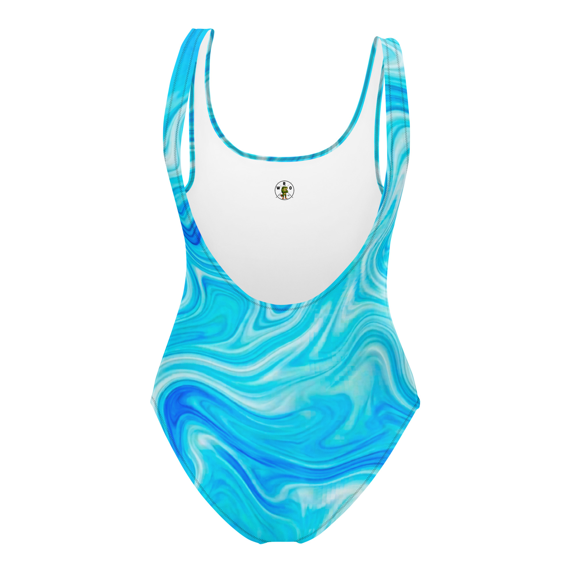 Blue Marble One-Piece Swimsuit - Image 4