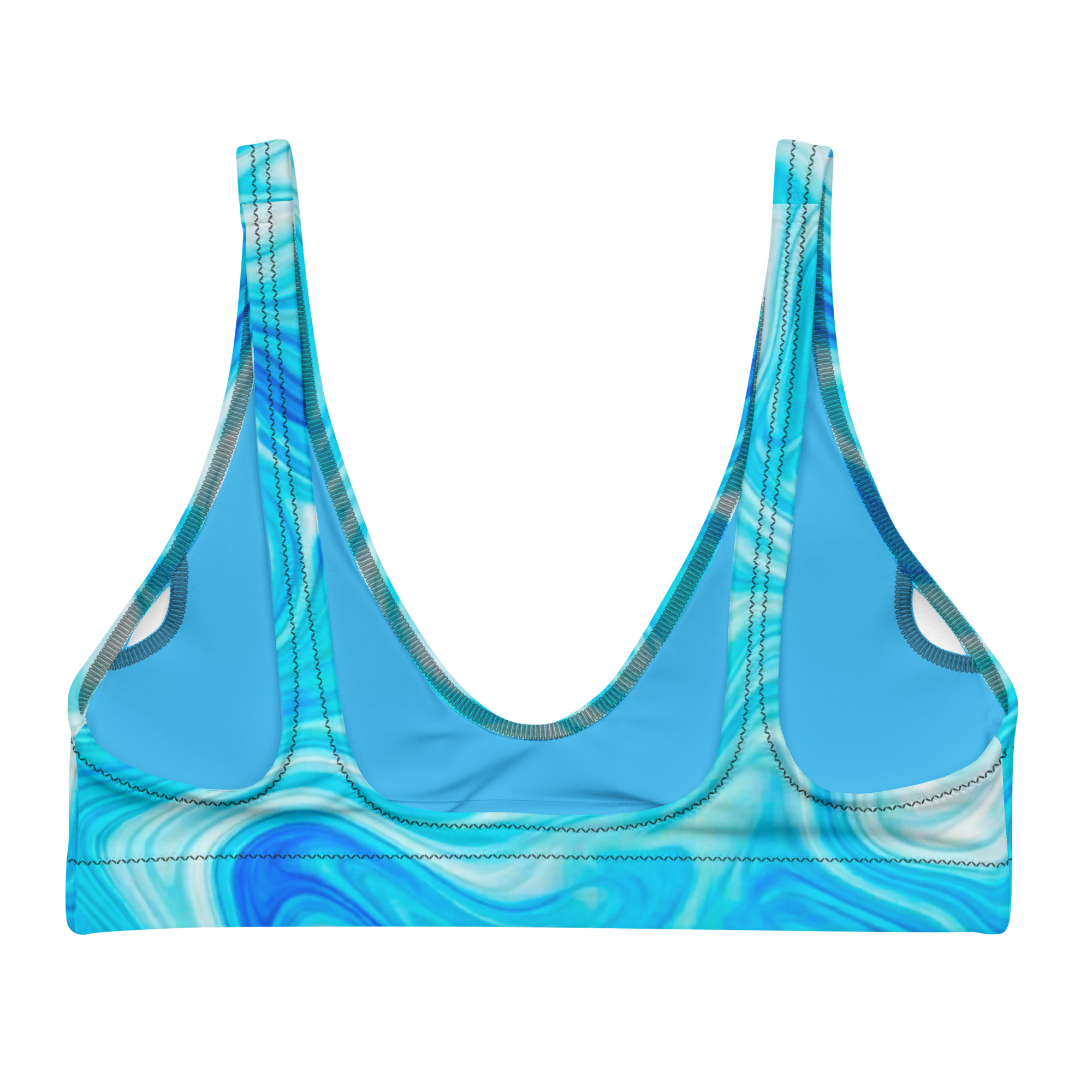 Recycled padded bikini top - Image 3