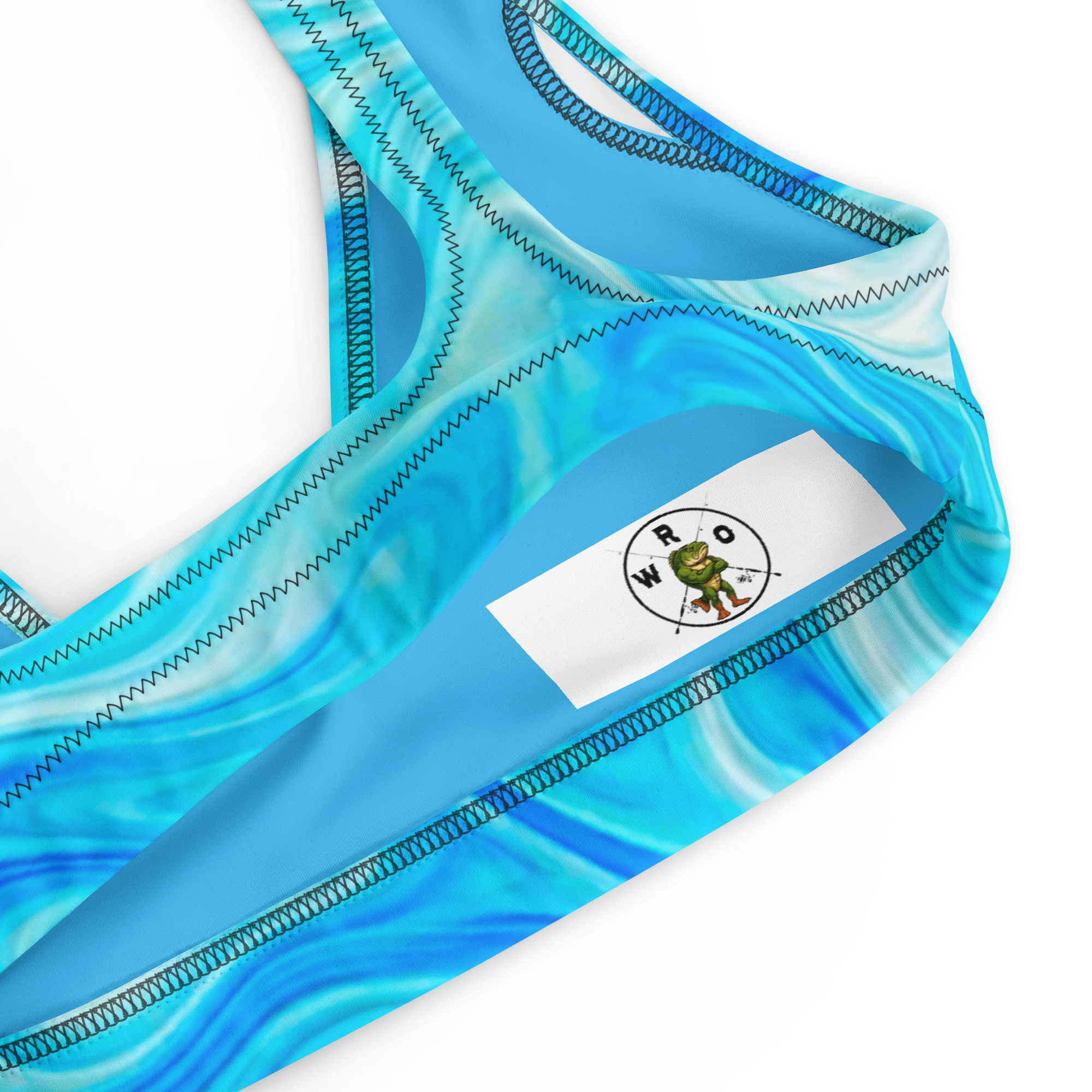 Recycled padded bikini top - Image 5