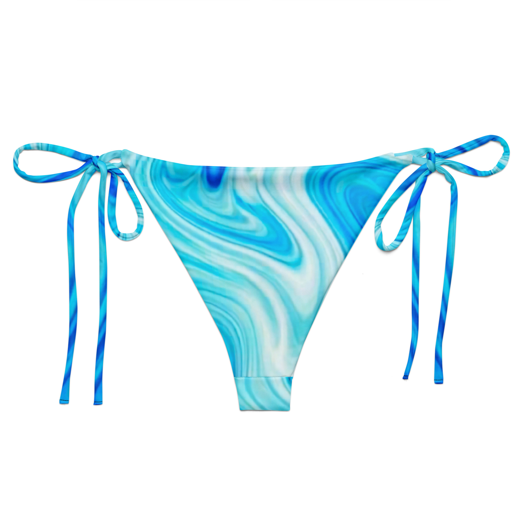 All-over print recycled string bikini bottom - Image 3