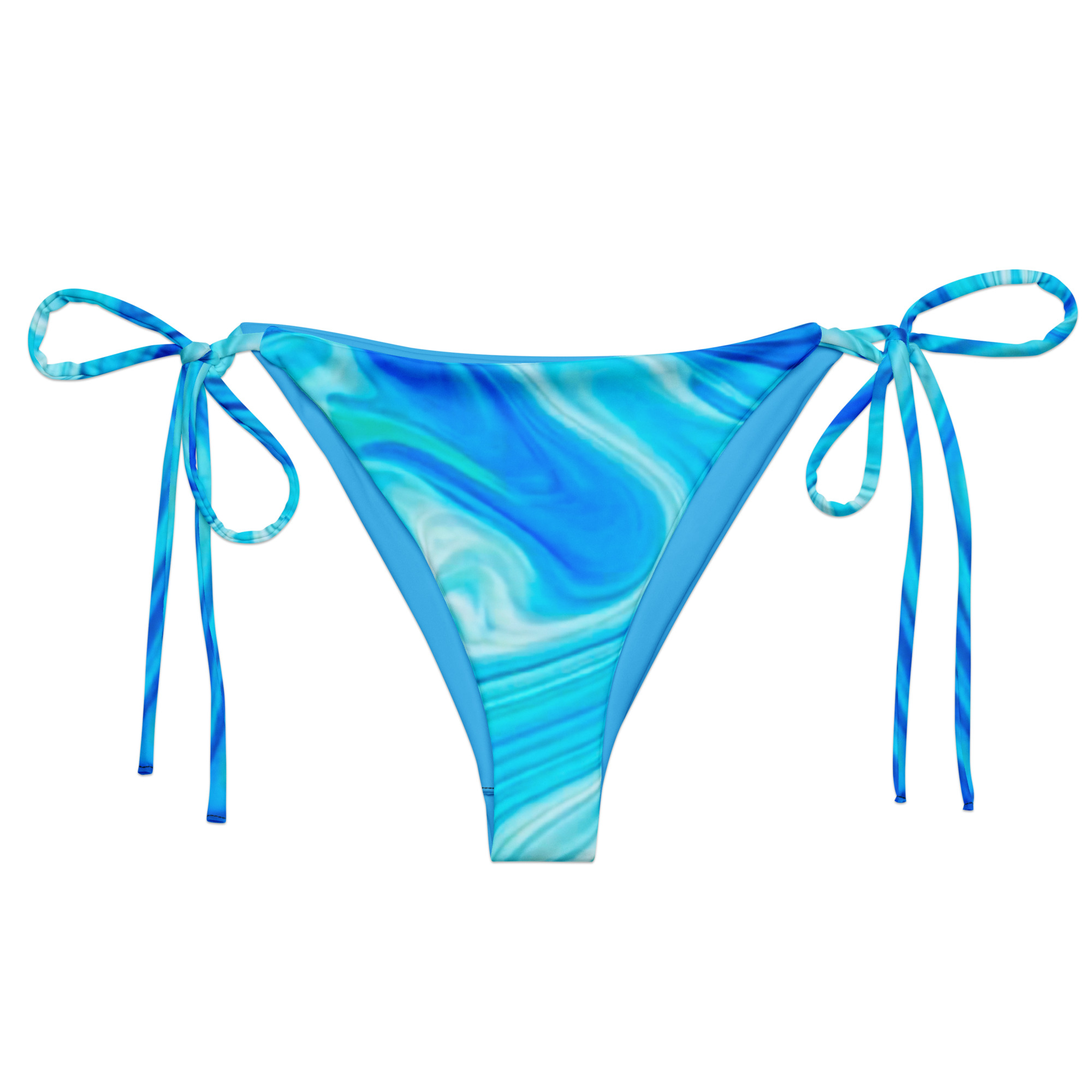 All-over print recycled string bikini bottom - Image 2