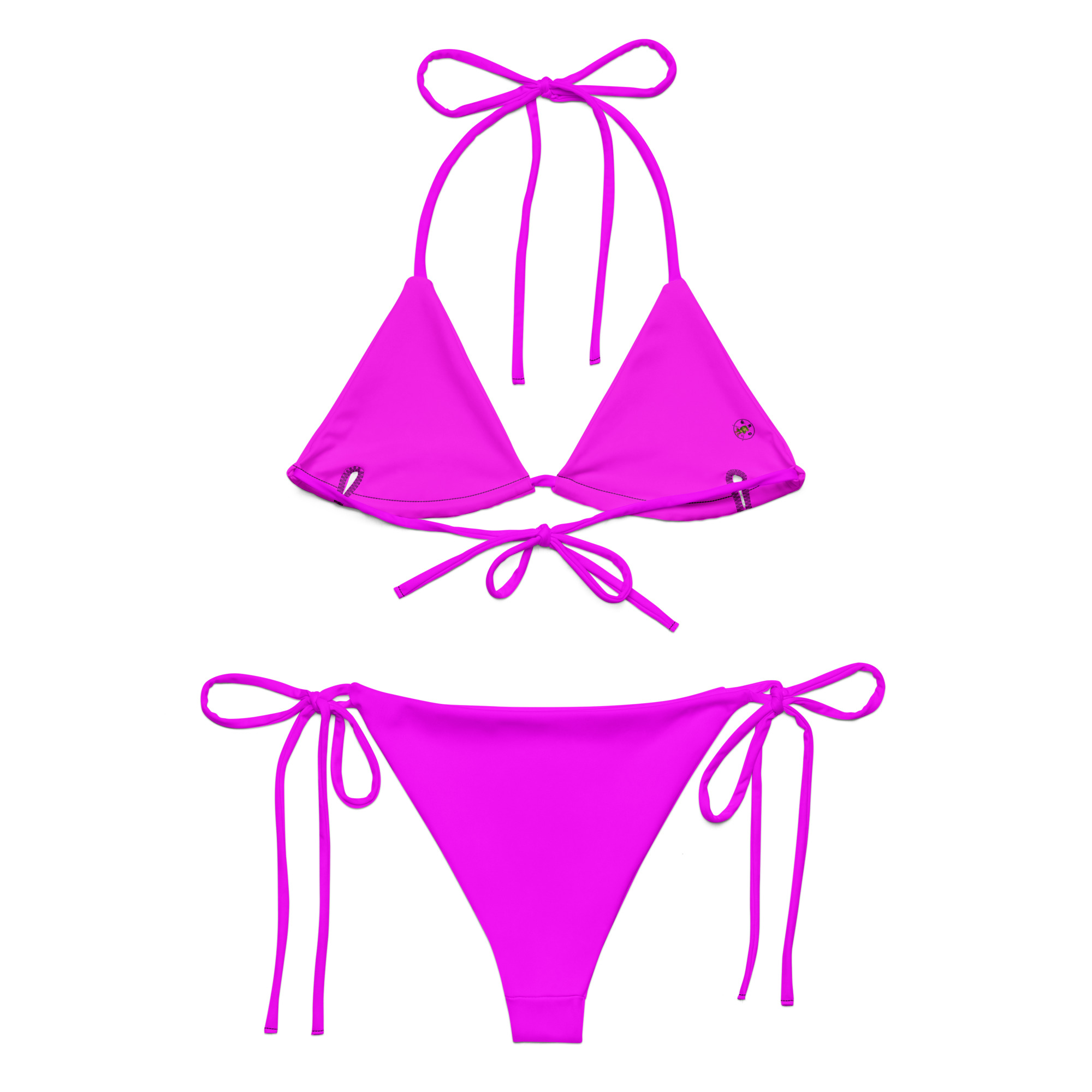 All-Over Print Magenta String Bikini | Withlacoochee River Outdoors - Image 3