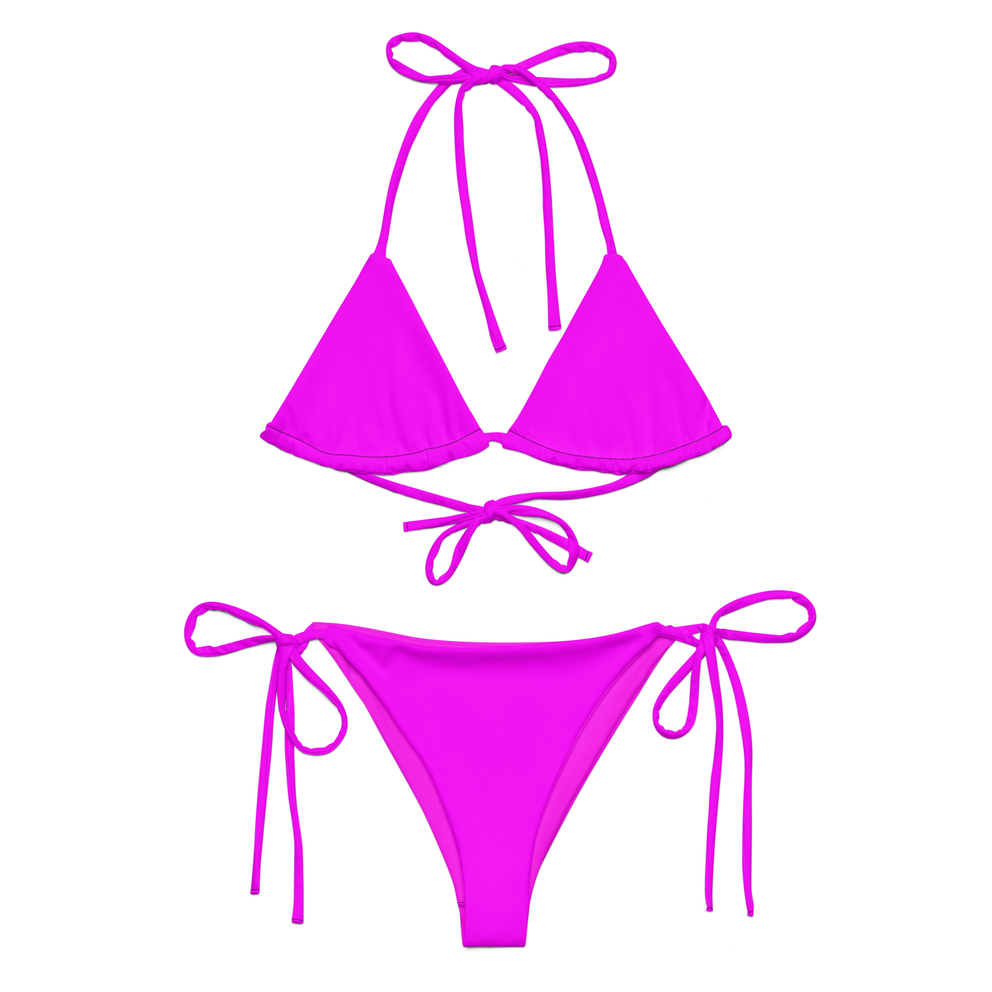 All-Over Print Magenta String Bikini | Withlacoochee River Outdoors - Image 2