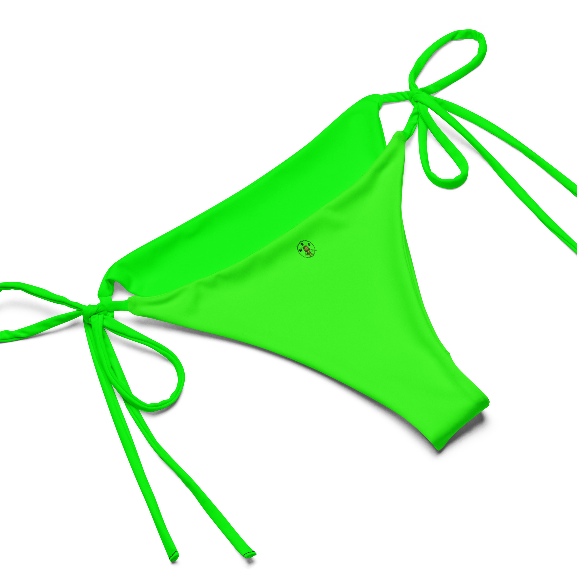 All-over print recycled string bikini - Image 6