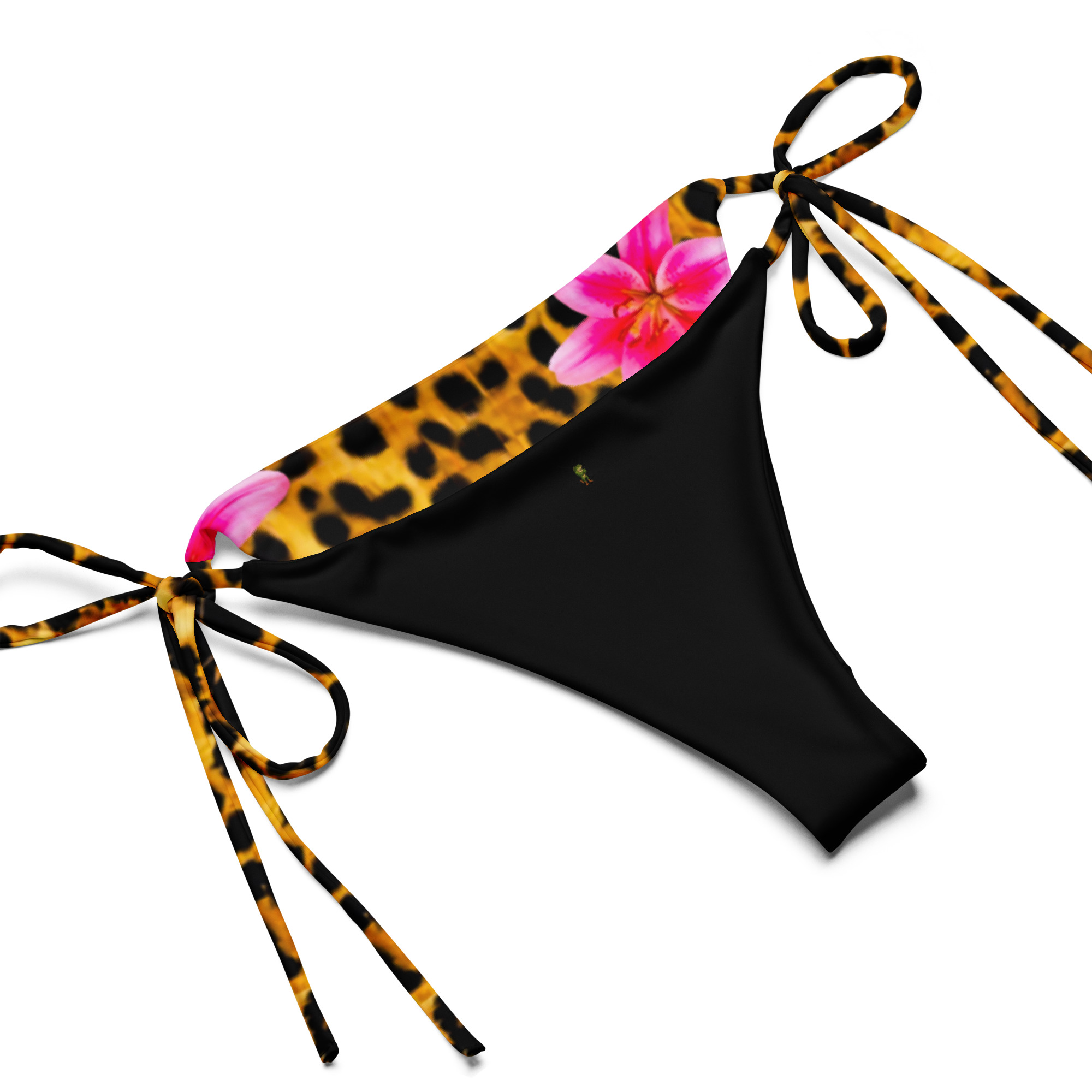 All-Over Print Leopard Floral String Bikini | Withlacoochee River Outdoors - Image 6