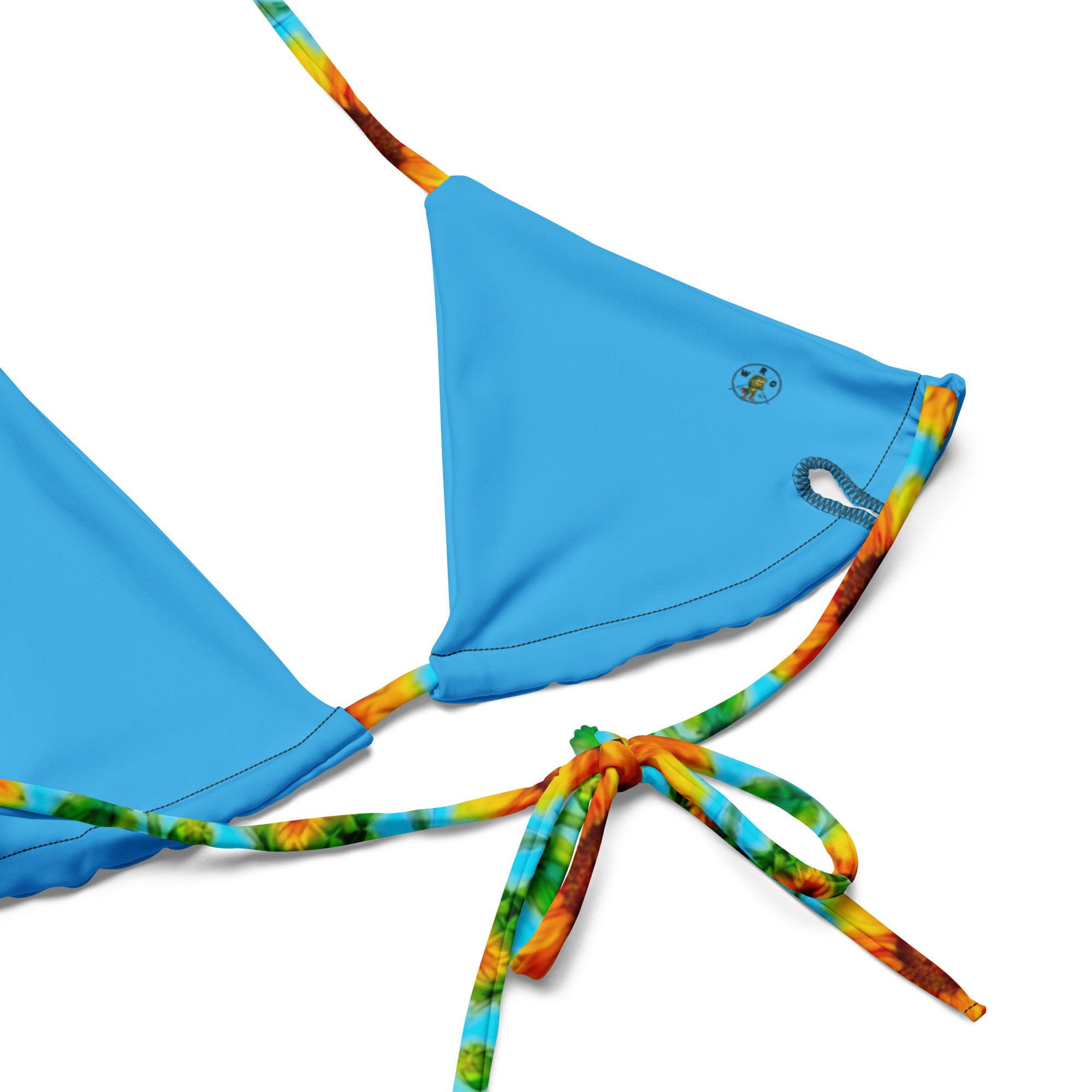 All-Over Print Floral String Bikini Set - Image 5