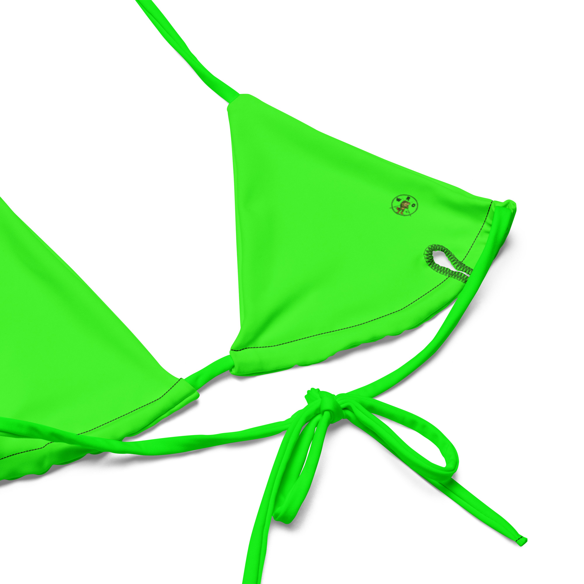 All-over print recycled string bikini - Image 5