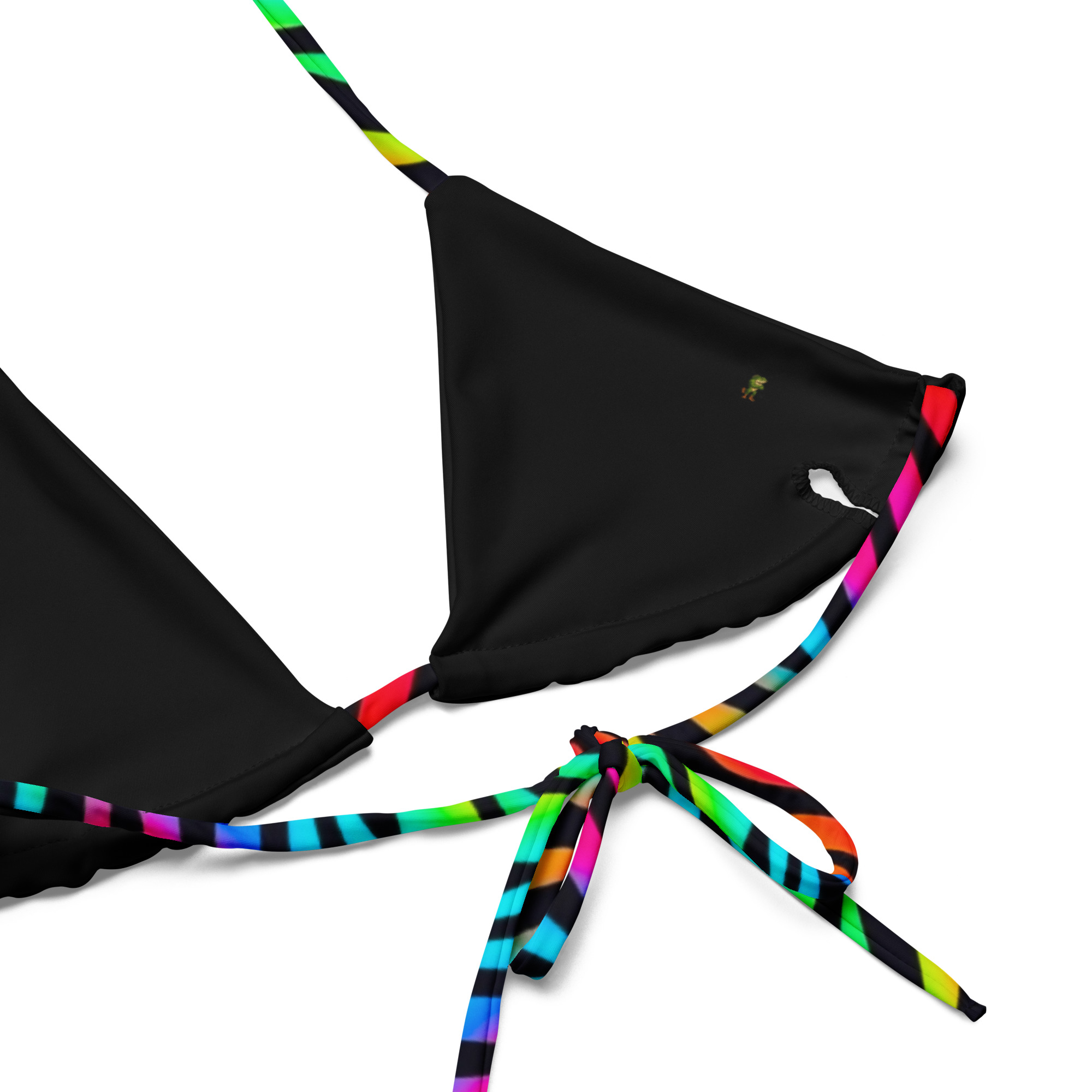 All-Over Print Rainbow Zebra String Bikini | Withlacoochee River Outdoors - Image 5