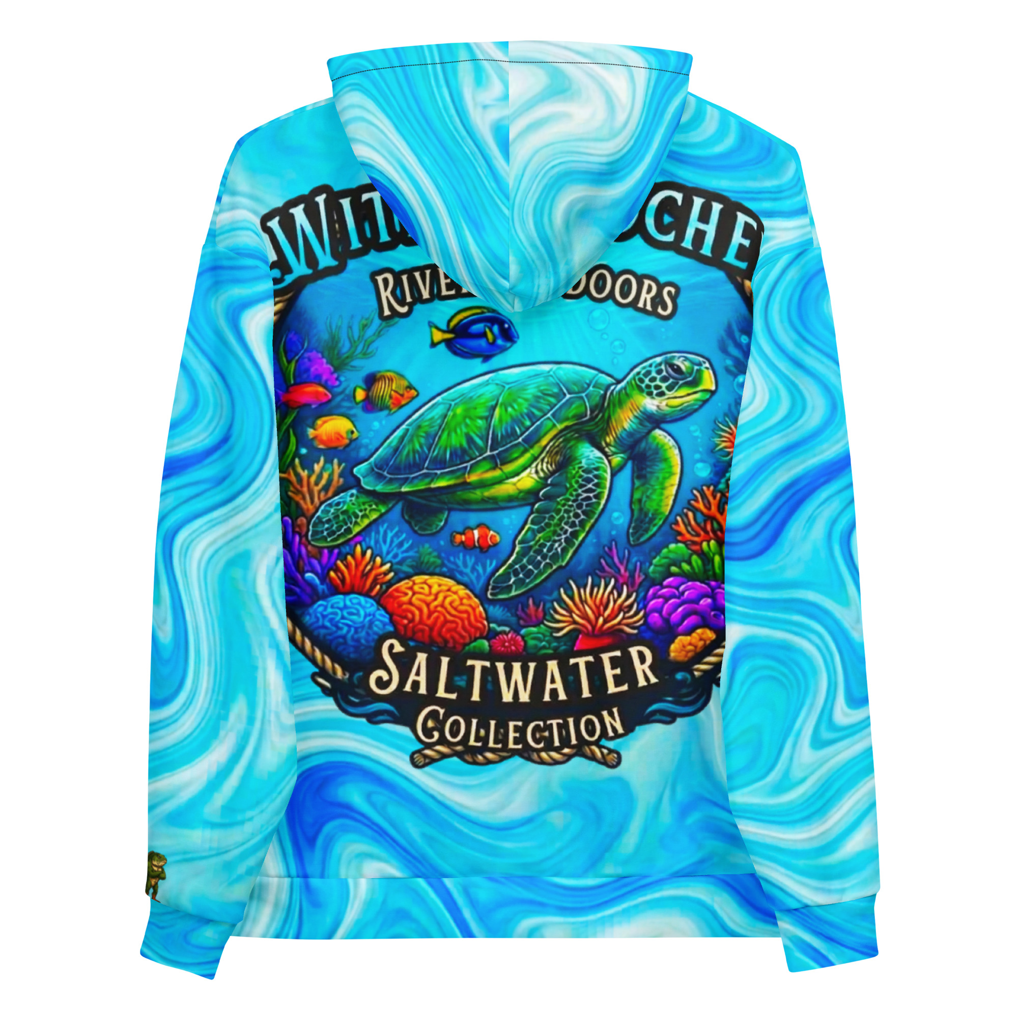 WRO Saltwater Collection Sea Turtle Unisex Hoodie | Withlacoochee River Outdoors - Image 7