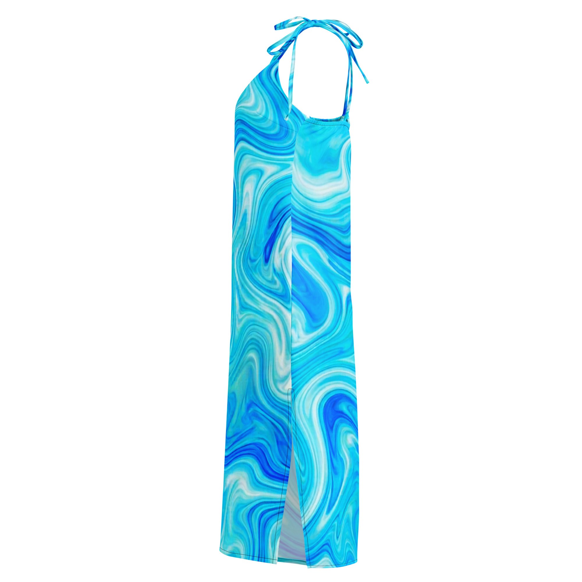 Tie-strap midi dress - Image 6