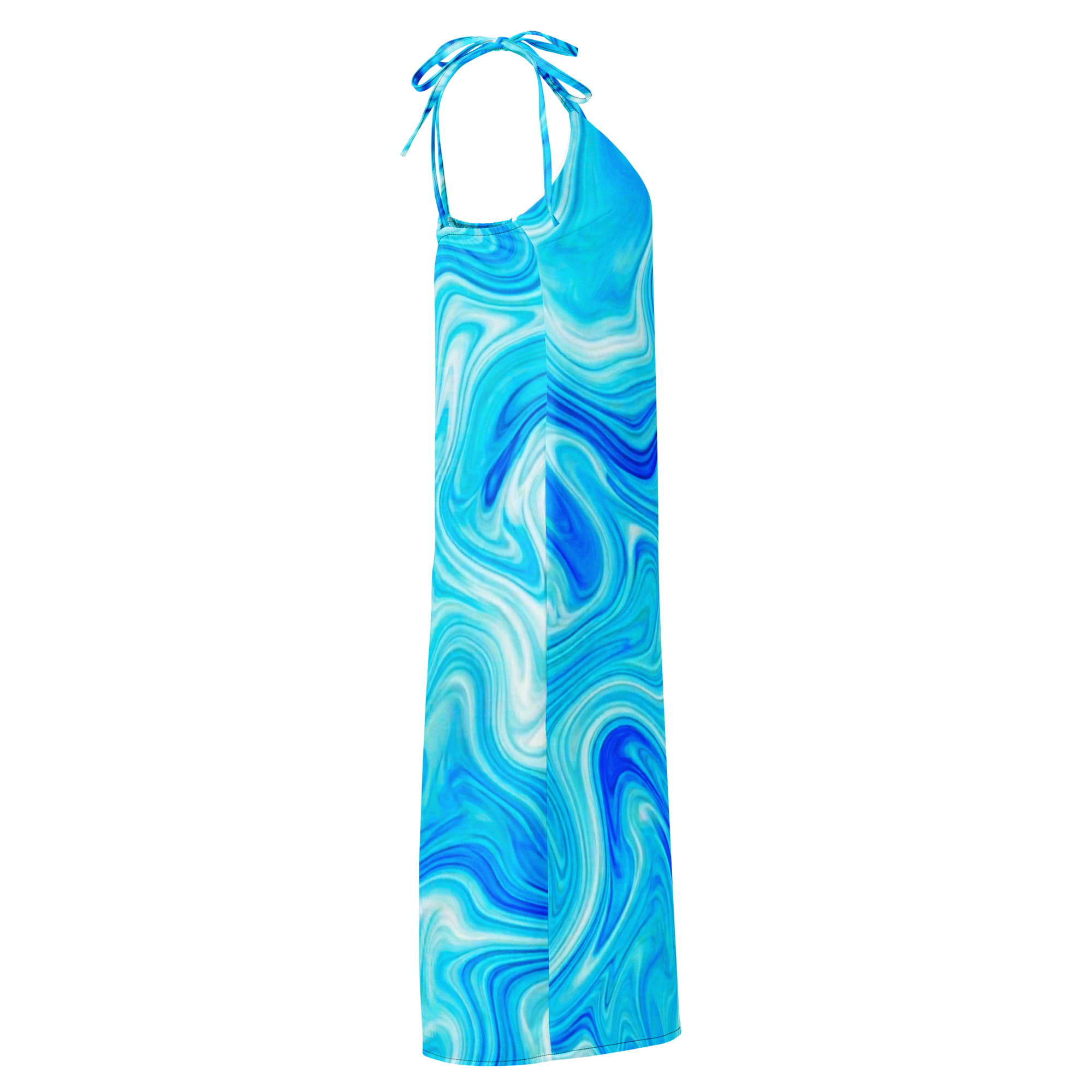Tie-strap midi dress - Image 8