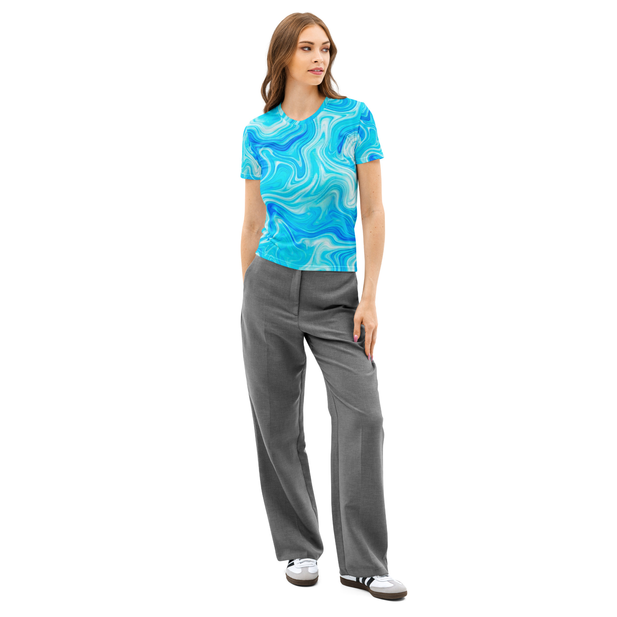 Women’s cotton crew neck t-shirt - Image 4