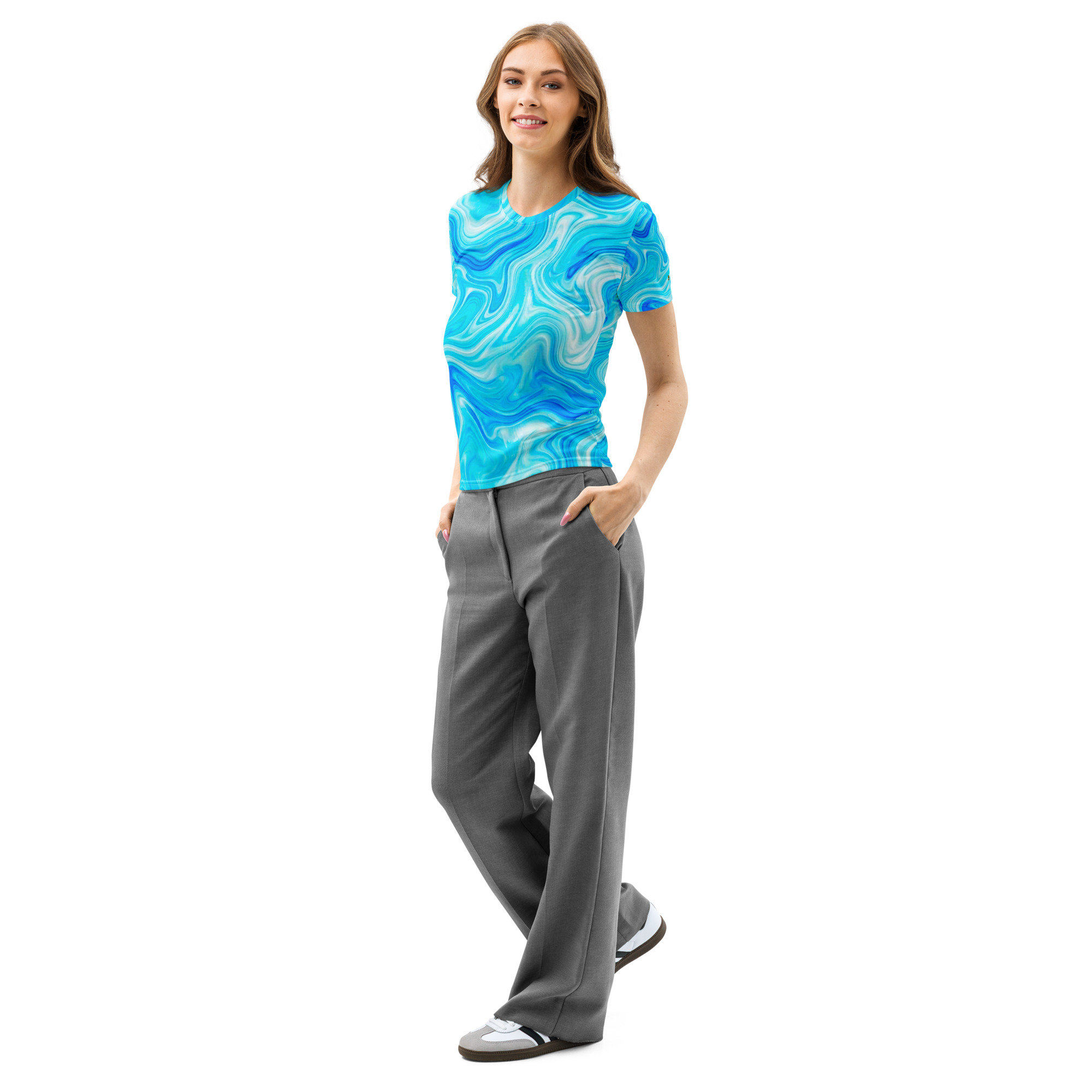 Women’s cotton crew neck t-shirt - Image 5