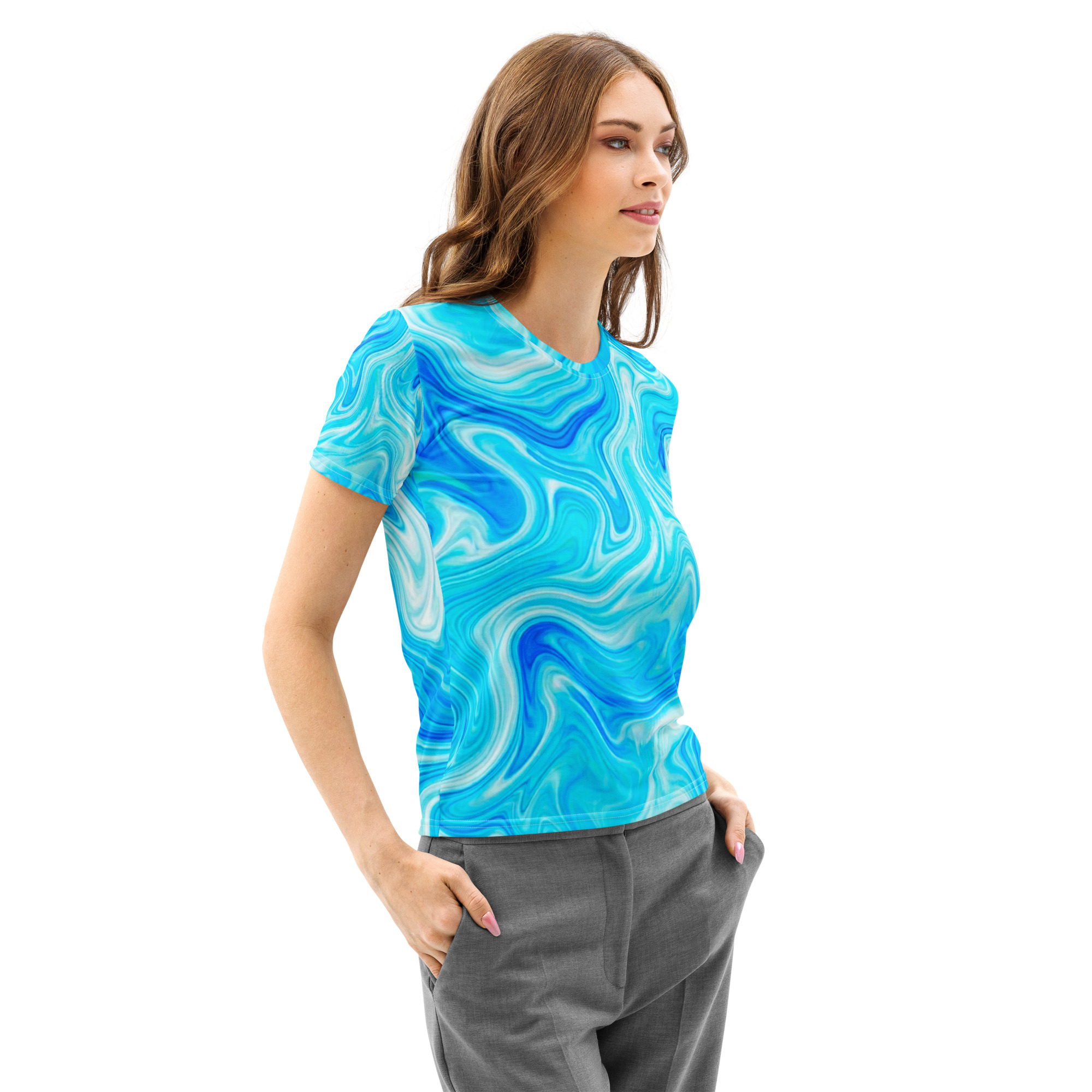 Women’s cotton crew neck t-shirt - Image 6