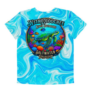 WRO Saltwater Collection sea turtle youth cotton t-shirt by Withlacoochee River Outdoors
