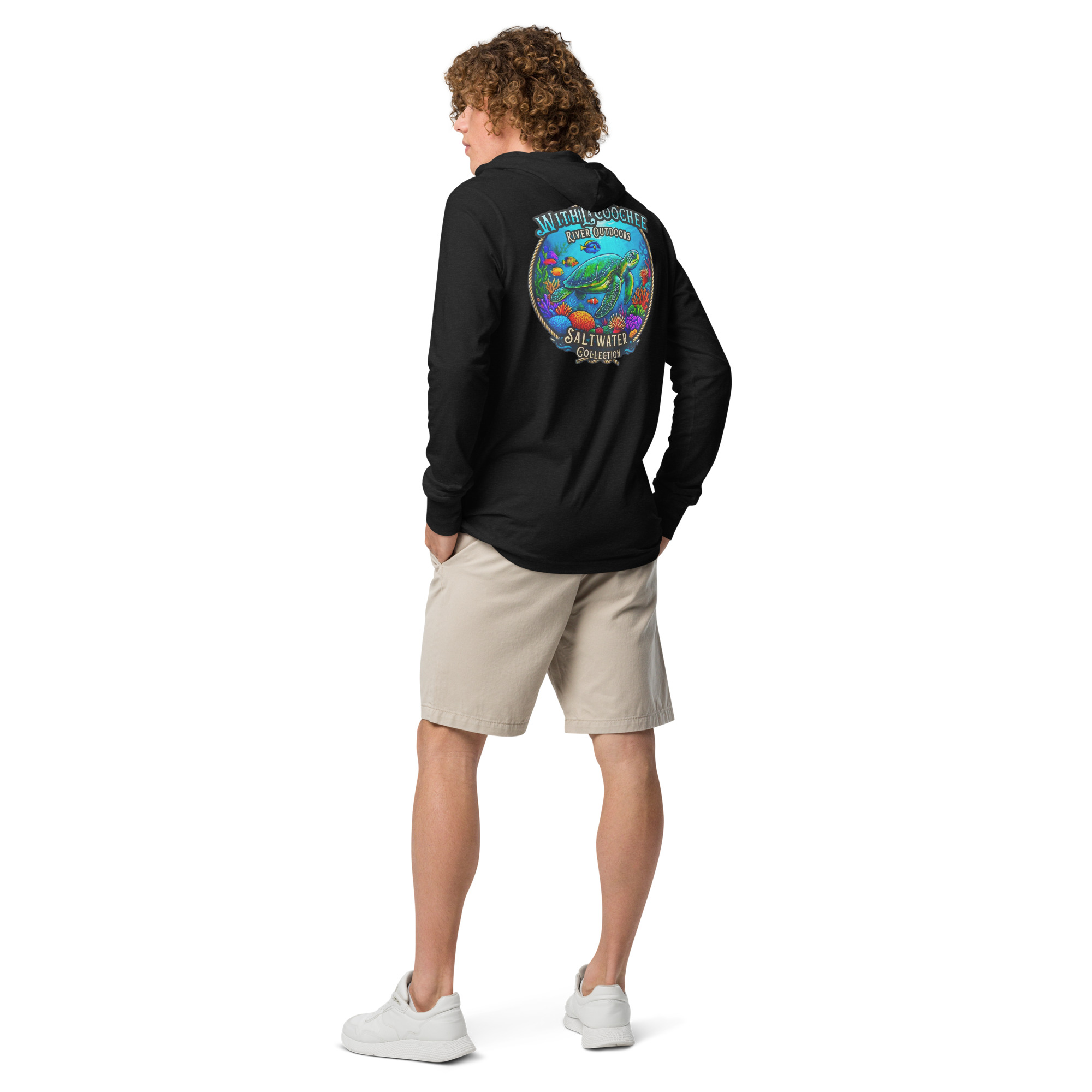 WRO Saltwater Collection Sea Turtle Hooded Long-Sleeve Tee | Withlacoochee River Outdoors - Image 22