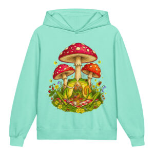 Youth Naturecore Frog Couple's Picnic Lightweight Hoodie | Withlacoochee River Outdoors