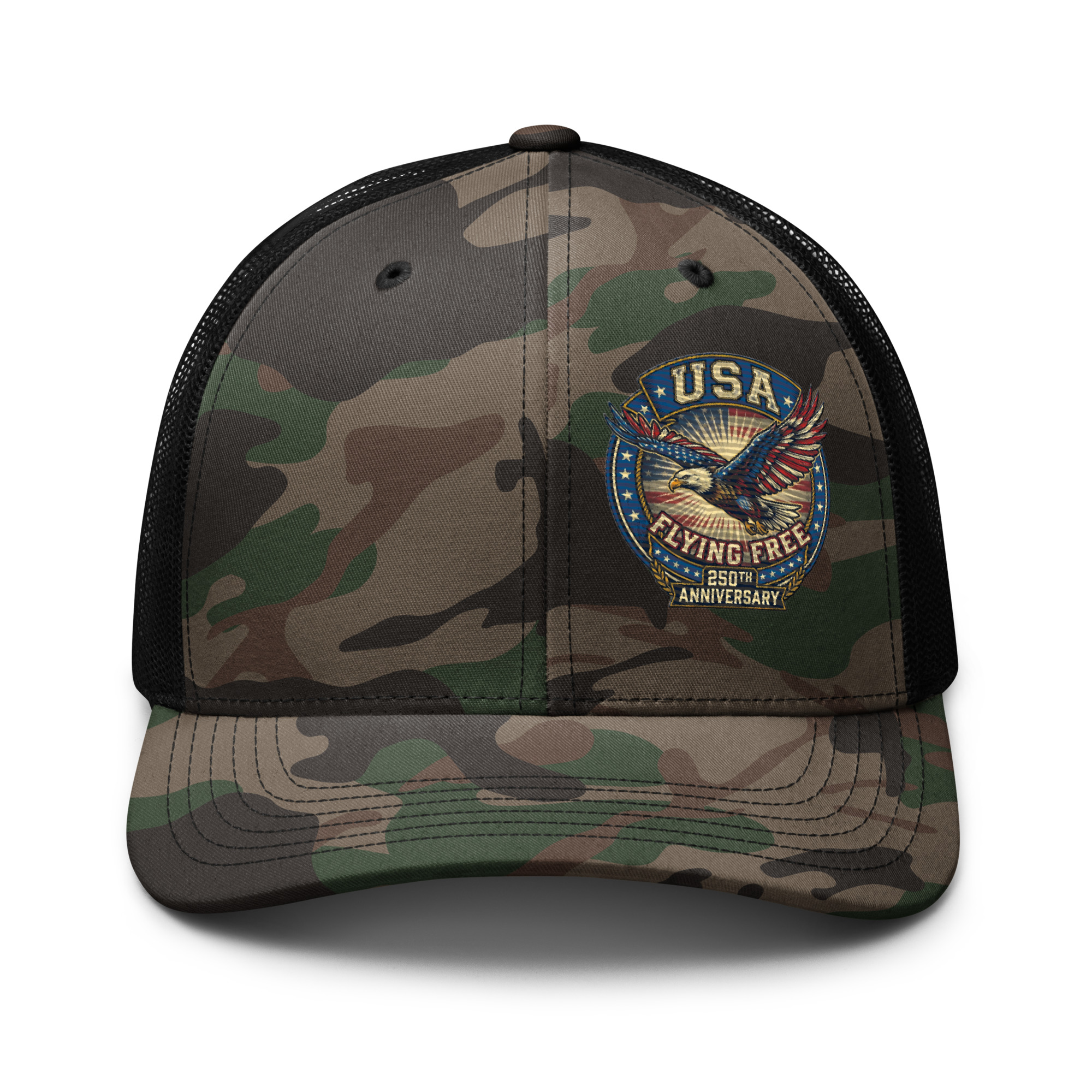 Camouflage trucker hat - Image 2