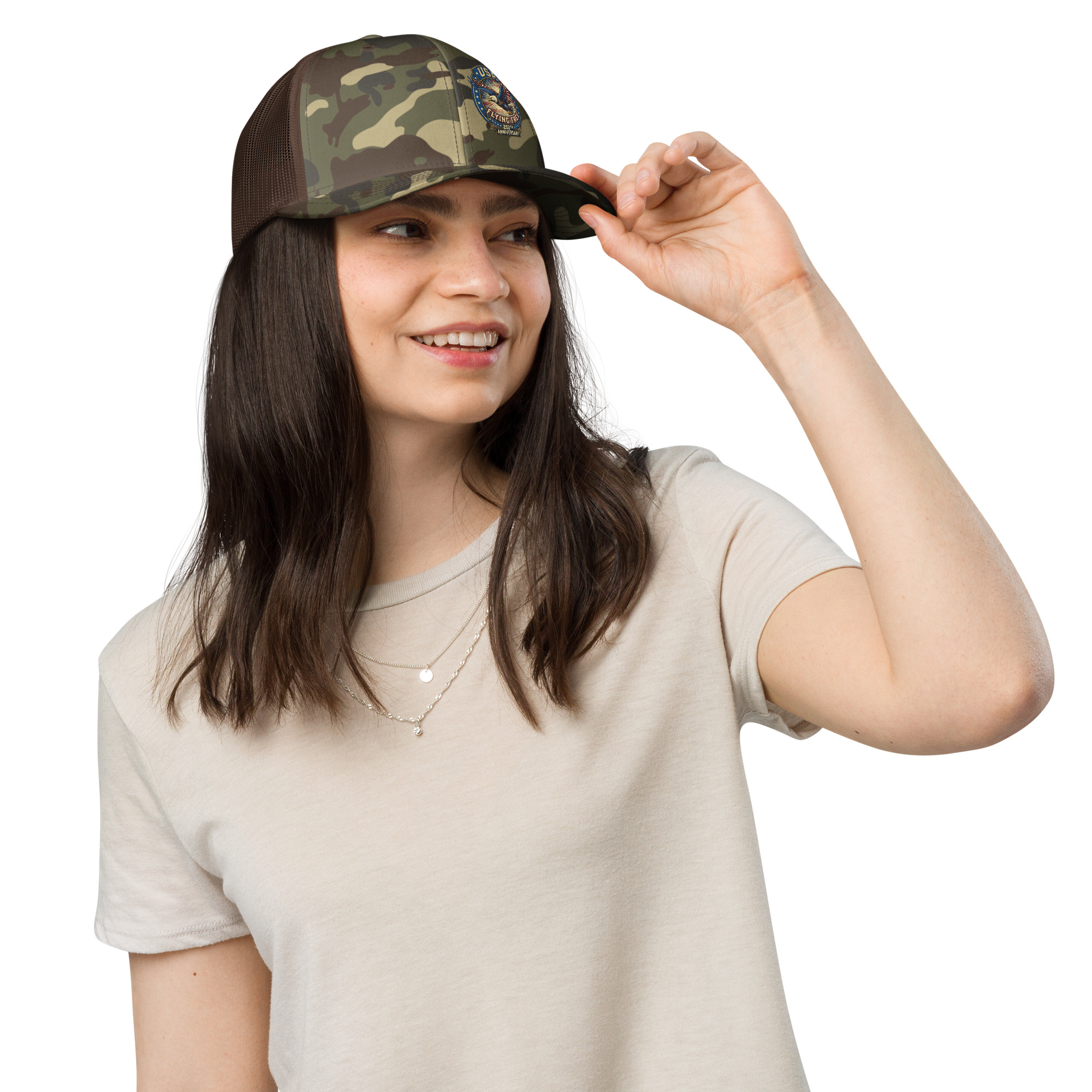 Camouflage trucker hat - Image 5