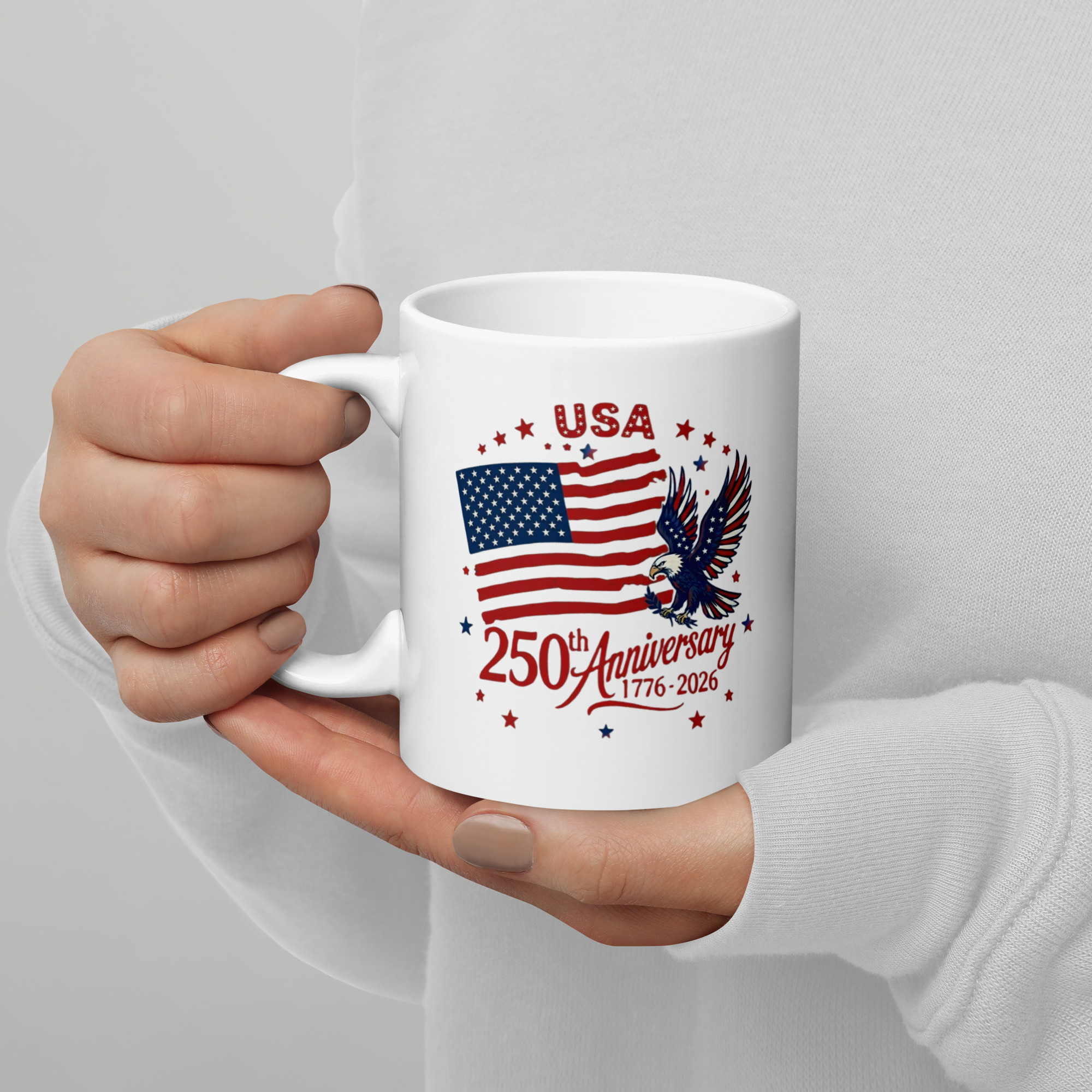 White glossy mug - Image 5