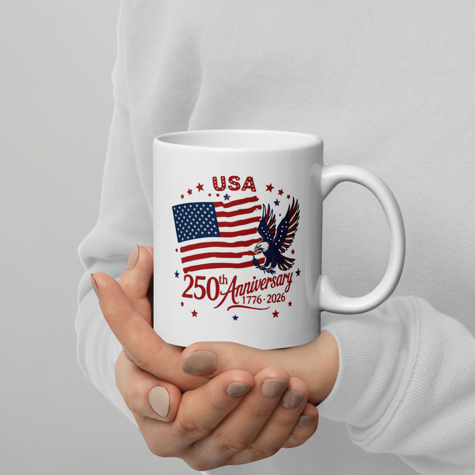 White glossy mug - Image 6