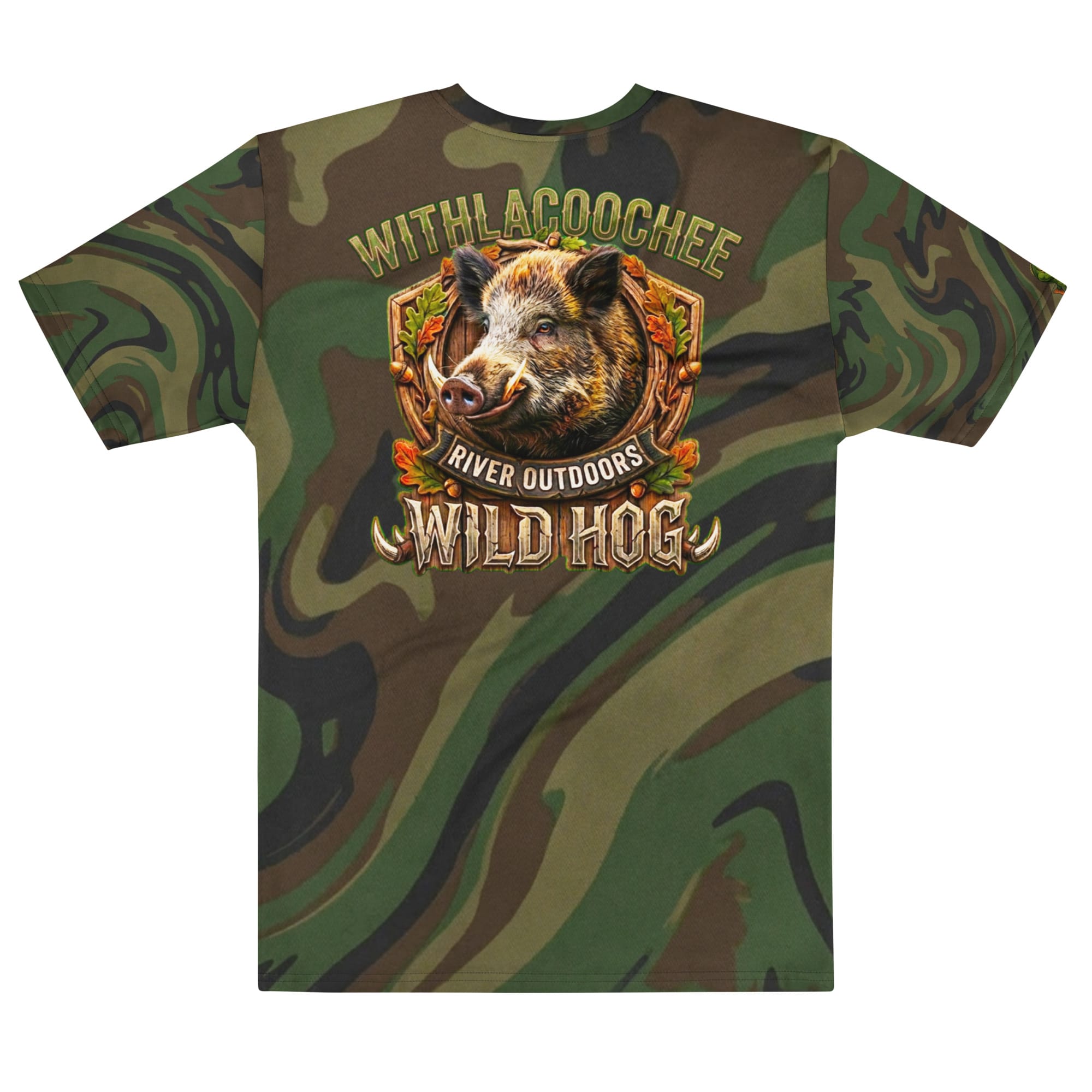 Wild Hog Camo Hunting T-Shirt | Withlacoochee River Outdoors - Image 3
