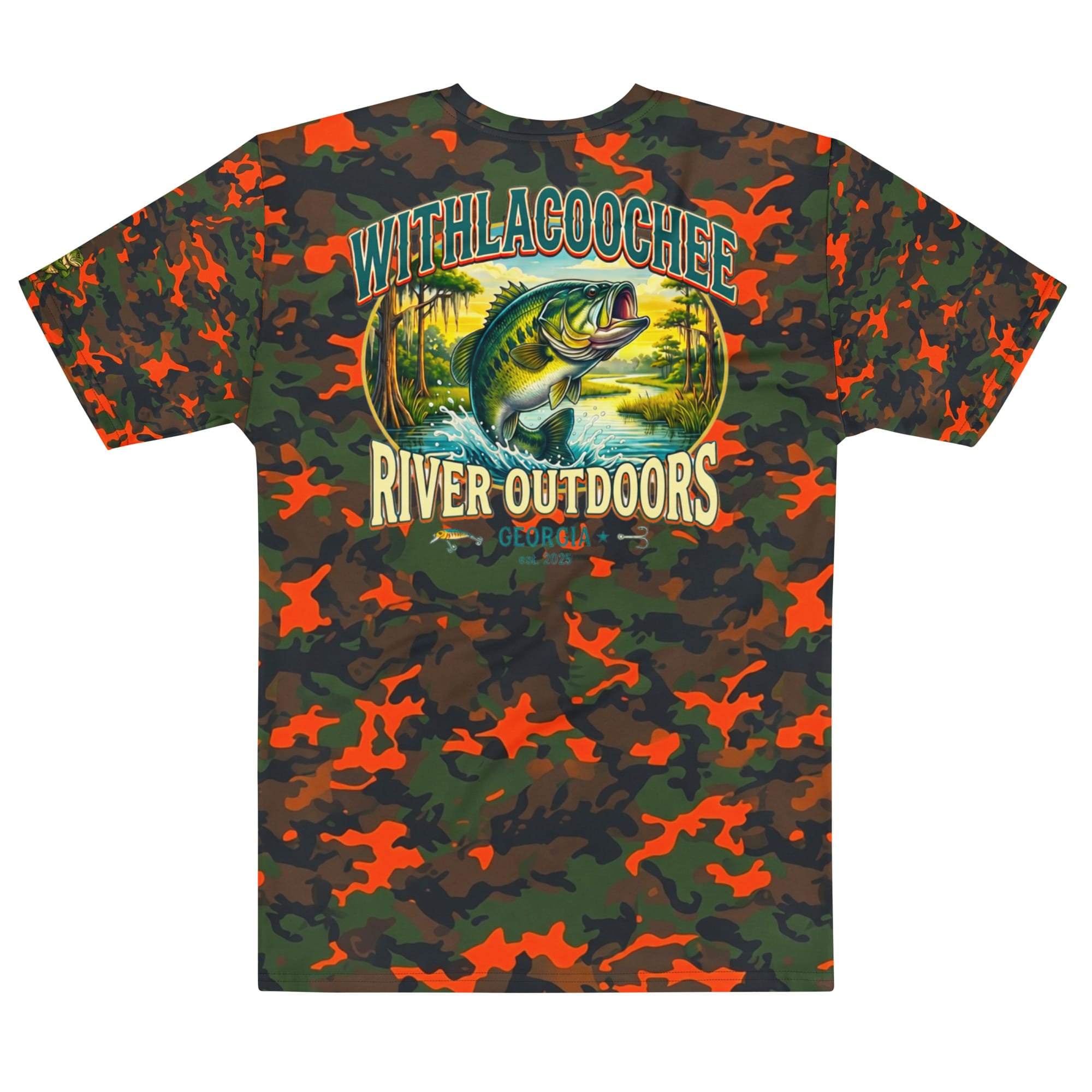 Trophy Bass Camo T-Shirt – Men's Freshwater Fishing Tee - Image 2