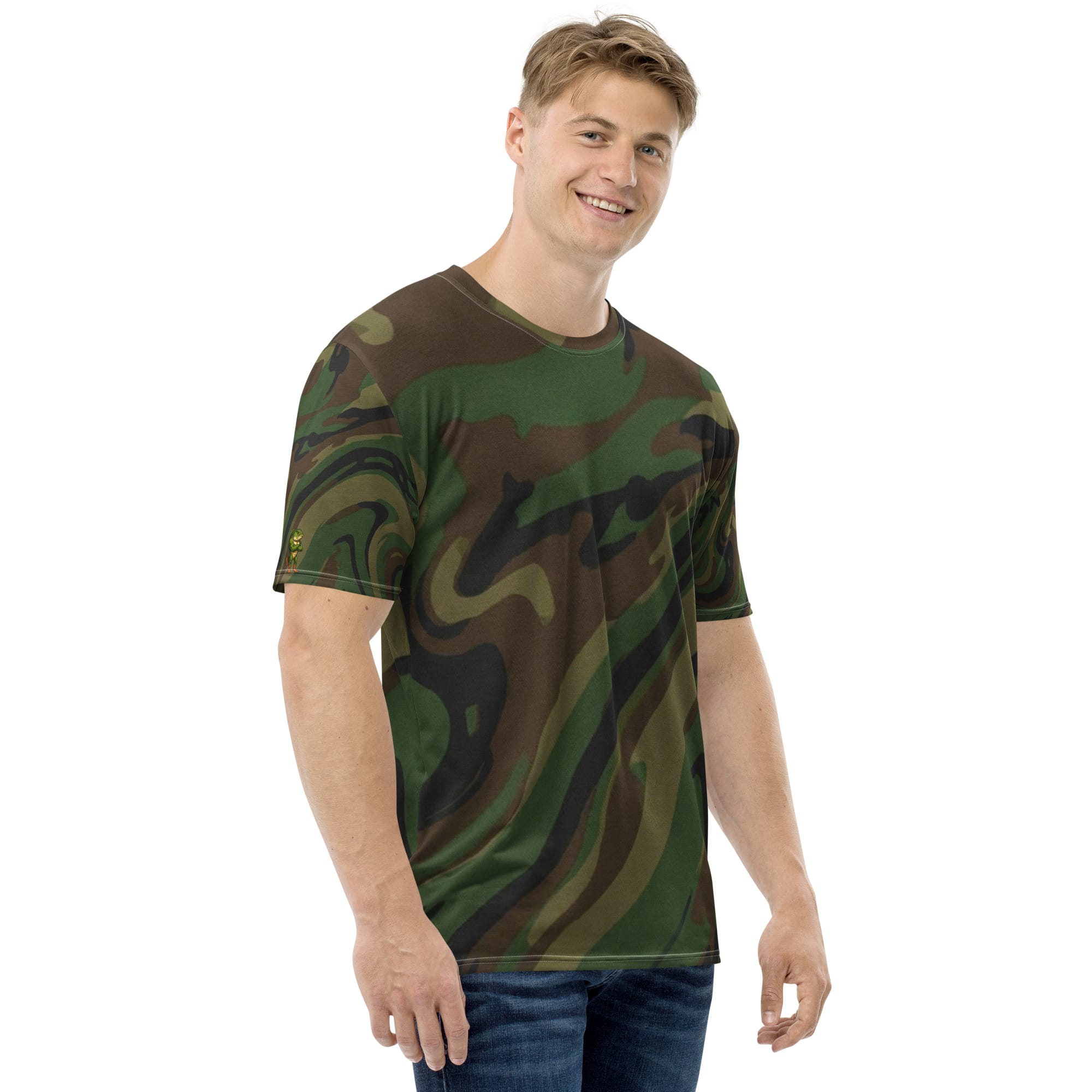 Largemouth Bass Camo T-Shirt – Men's Freshwater Fishing Tee - Image 5